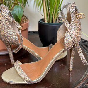 14th & Union Ankle Strap Stiletto Sandal Heel